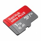 SanDisk MicroSDXC Ultra+ minnekort 1 TB A1 C10 v10 thumbnail