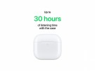Apple AirPods 4 trådløse ørepropper, In-Ear (hvit) thumbnail