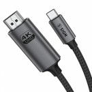 SiGN USB-C til HDMI Adapter 5V, 1A - Svart/grå thumbnail