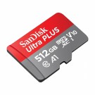 SanDisk MicroSDXC Ultra+ minnekort 512 GB A1 C10 v10 thumbnail