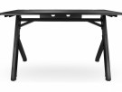 Svive Cygnus Gaming Desk matt sort med sorte sømmer thumbnail