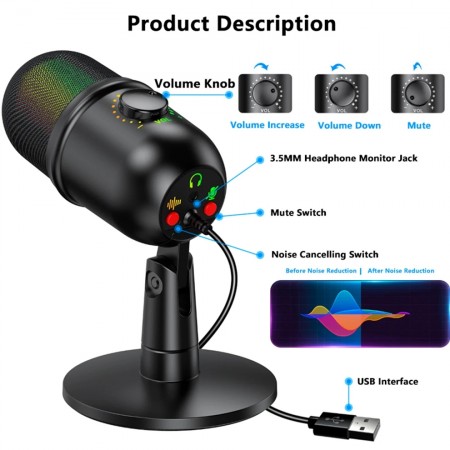 Gaming Mic For PC 