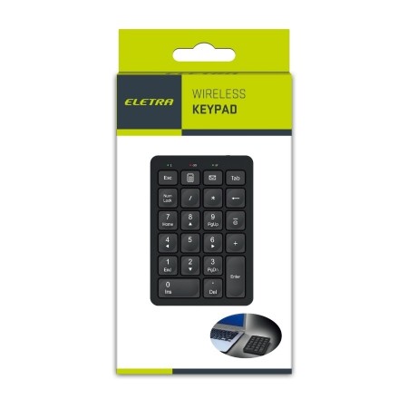 Eletra trådløst Bluetooth-numpad