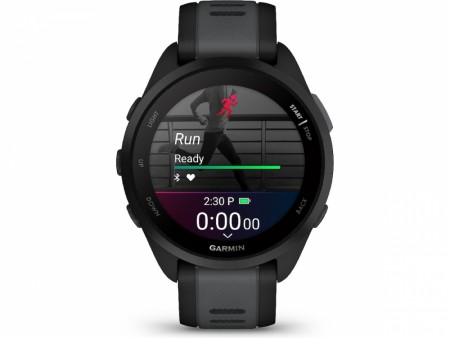 Garmin Forerunner 165 43mm GPS (black/slate gray)