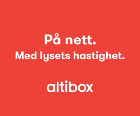 Internett Altibox Fiberbredbånd 1000/1000