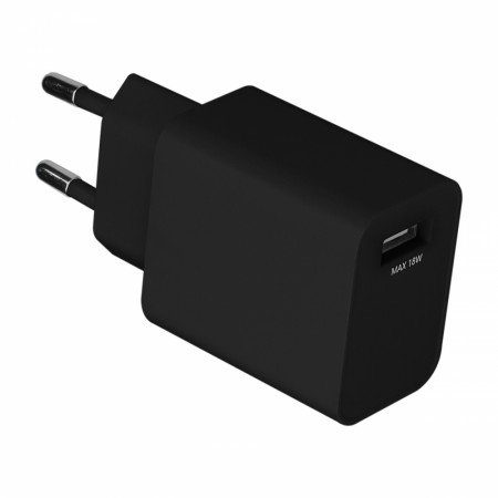 Dacota Platinum USB-A 18 W lader 1P Qc3.0, svart
