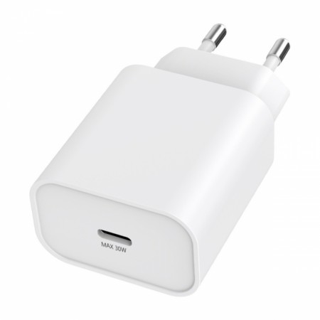 Eletra 30 W USB-C vegglader 1 Port, hvit