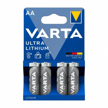 4 AA litiumbatterier