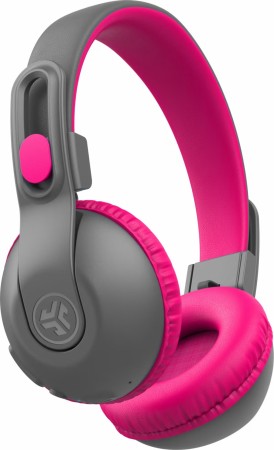 JLab JBuddies Studio 2 KIDS trådløse on-ear hodetelefoner (blå/grå og rosa/grå)